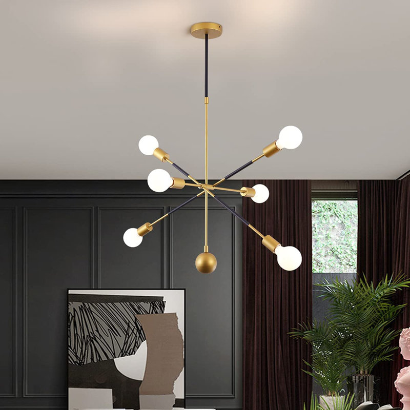 Oliver Bujor Dimmable Sputnik Sphere Chandelier & Reviews Wayfair